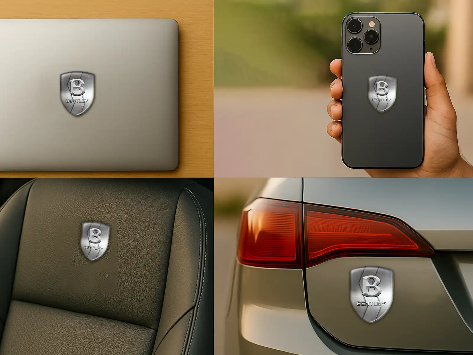 Bentley Emblemas Empresa Auto Pro Máximo Duradero Estilo